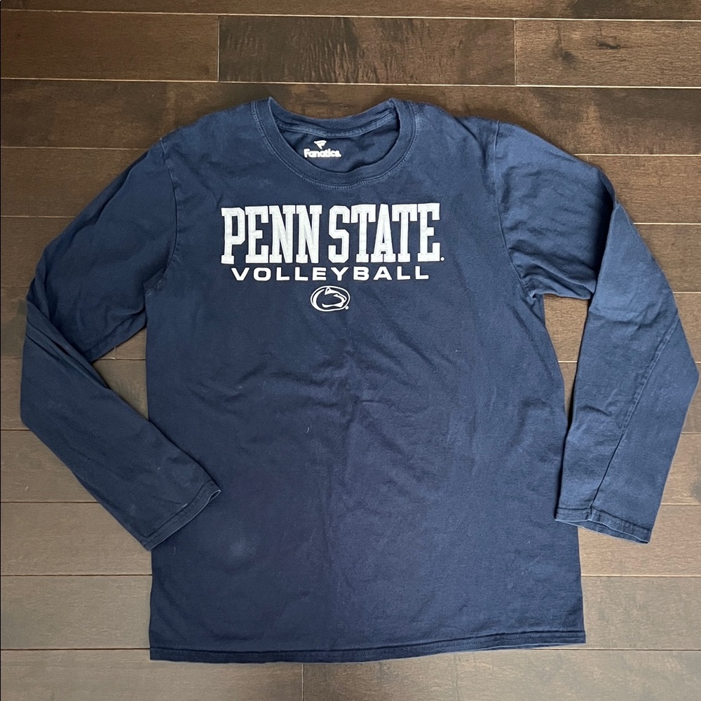 Fanatics Penn State Volleyball Long-Sleeve T-Shirt - Navy/white sz M